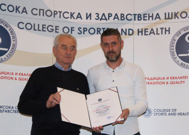 Visoka sportska i zdravstvena škola proslavila 25 godina postojanja, uručena zahvalnica Čukaričkom--